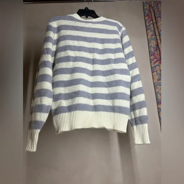 Vintage PulloverDimension By Milford Womens cream &grey|USA Made Crewneck|Size:M - Image 10