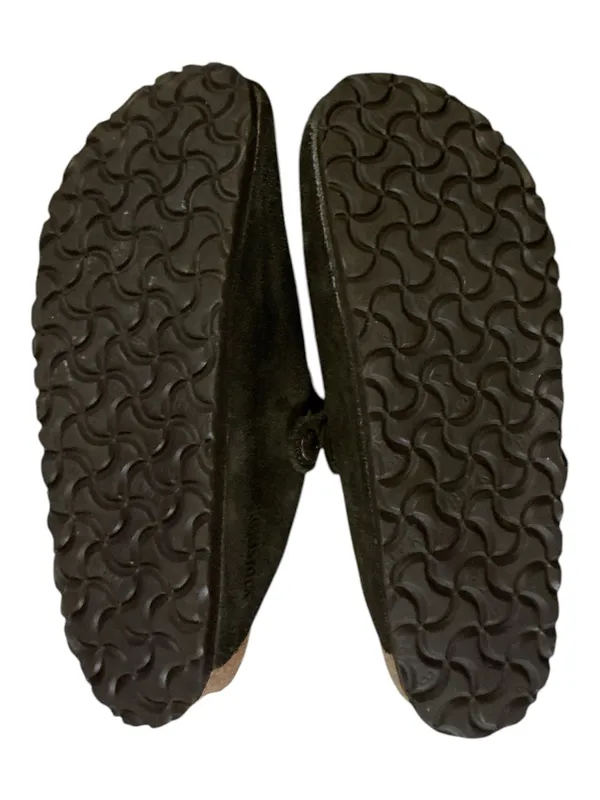 Birkenstock Boston Black Suede Shearling-Lined Clogs - Size 40 - Image 6