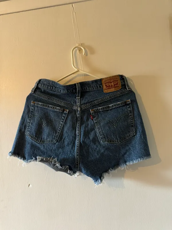 Levi's Dark Wash Shorts - Image 2