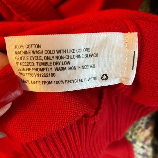 Snowman Christmas Sweater Red‎ Red Size L - Image 5