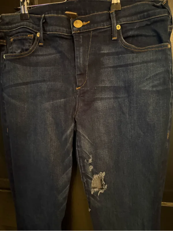 True Religion Women’s Dark Indigo Flare Jeans - Image 2