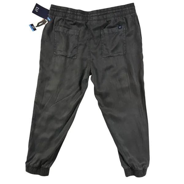 NWT GAP L Everyday Easy Pull On Jogger Pant Gray 100% Lyocell Utility Lounge $80 - Image 2