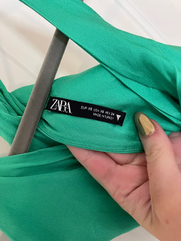 ZARA Cowl Neck Crop Top - Image 3
