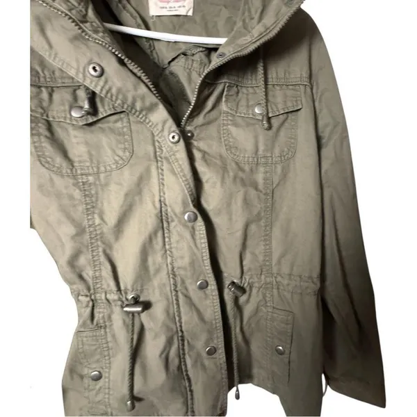 Ashley By 26 International Utility Collection Olive Green Women's Jacket Sz XL - Image 3