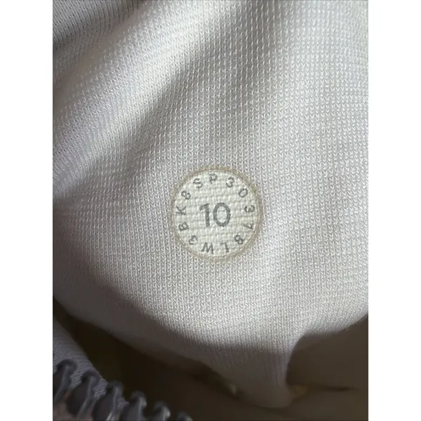 lululemon 1/2 zip front of pack 10 womens off-white athleisure pullover jacket - Image 7