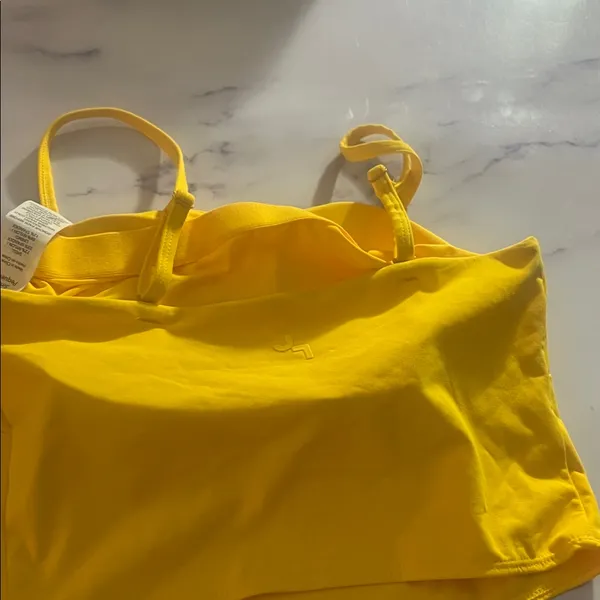 JoyLab Bright Yellow Longline with Adjustable Straps bra Small - Image 4