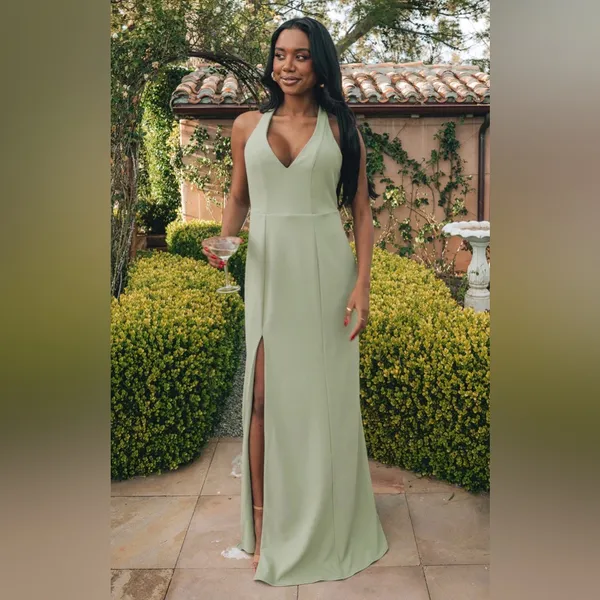 ShowMeYourMumu Rachel Maxi Dress - Moss Green - Image 6