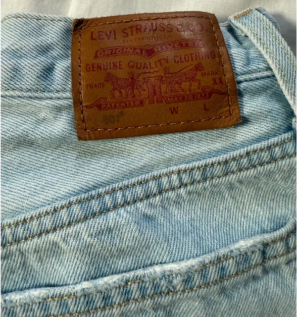 501 Levi’s Shorts High-Rise Premium Denim - Image 9