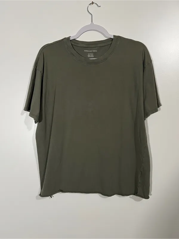 AE Boxy T-shirt Green Size XS Baggy Fit - Image 2