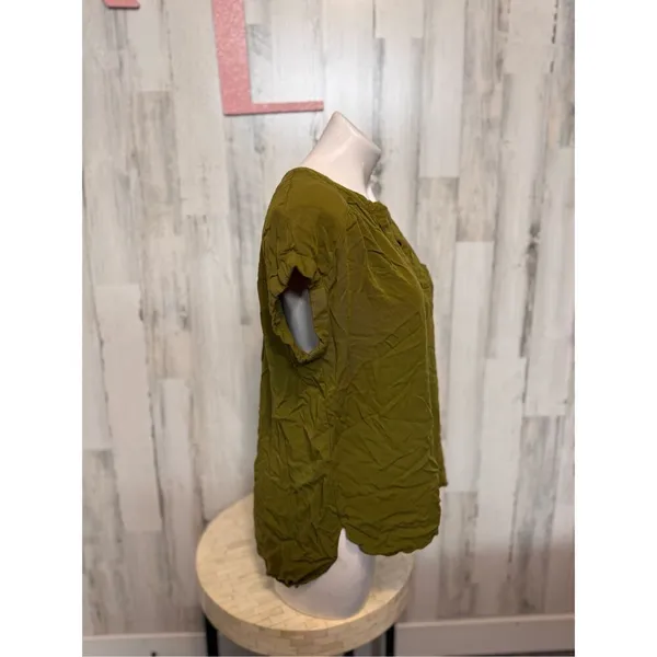 Rose & Olive green blouse size XL - Image 7