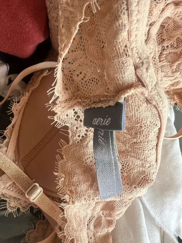 Aerie Nude Lace Bralette - Image 3