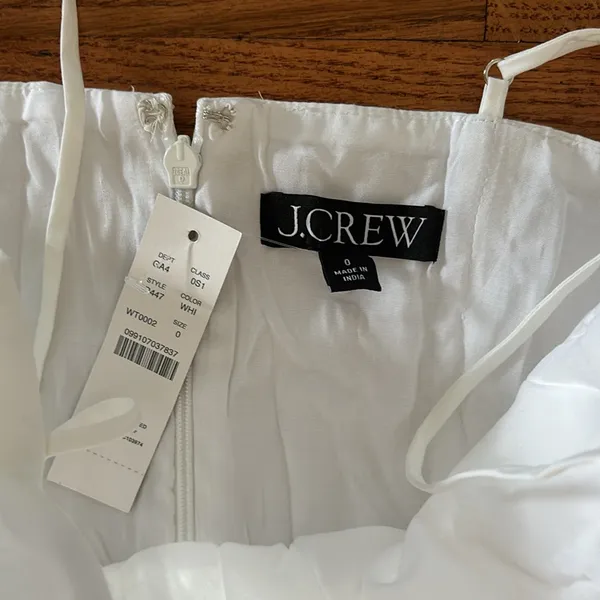 J Crew White Maxi Dress - Image 2