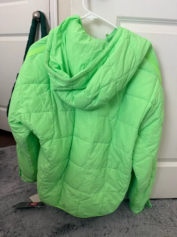 Neon green FP Movement Packable Pippa Puffer Pullover - Image 4