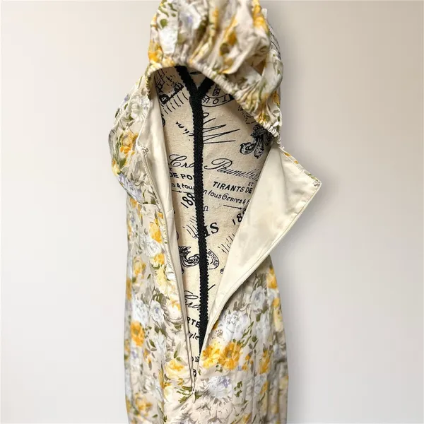 ASTR The‎ Label Yellow Floral Puff Sleeve Mini Dress S Homecoming Cottagecore - Image 10