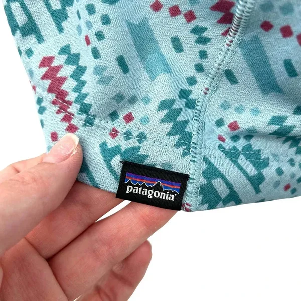 Patagonia Capilene Midweight Crewneck Top IceFall Big Sky Blue Size‎ Medium - Image 7