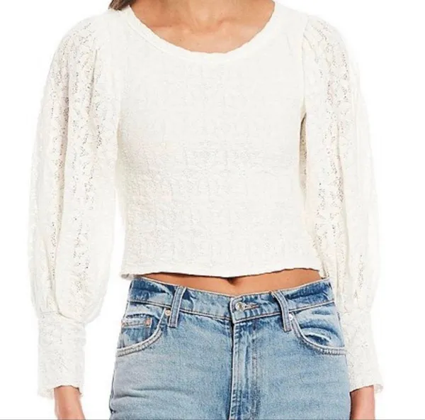 Crop Top Blouse XS - Image 2