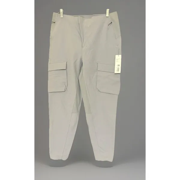 Lululemon LAB Reykur Cargo Pants Gray Womens Sz 12 Hiking Utility Tech NEW Rare - Image 2