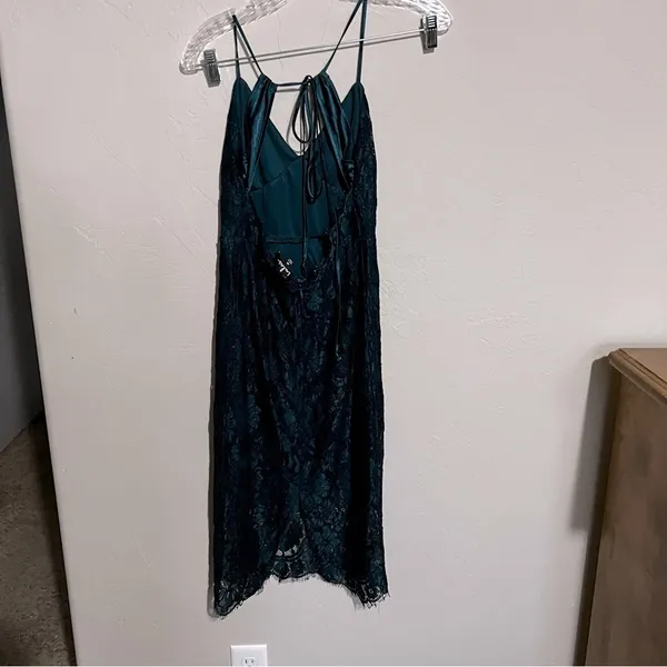 Lulu’s Extraordinary Love Forest Green‎ Lace MIDI Skirt - Image 6