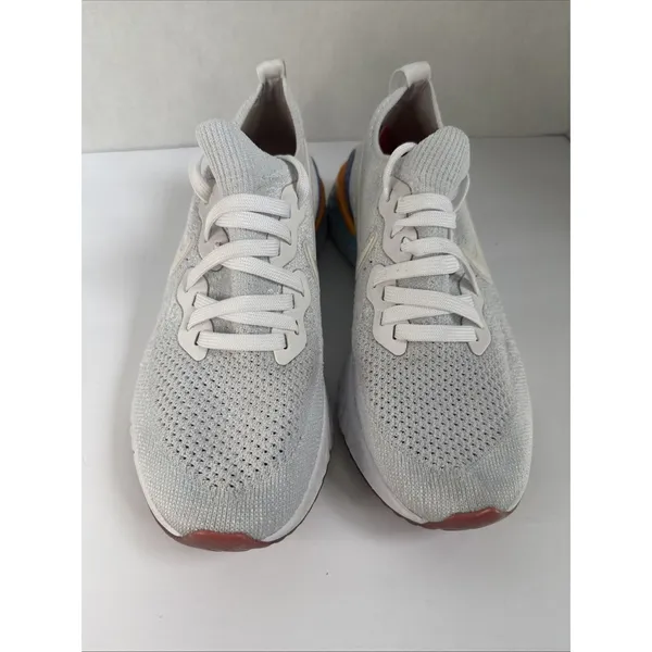 Nike Epic React Flyknit 2 Dream It Do It Womens 8 White Hyper Jade BQ8927-104 - Image 3