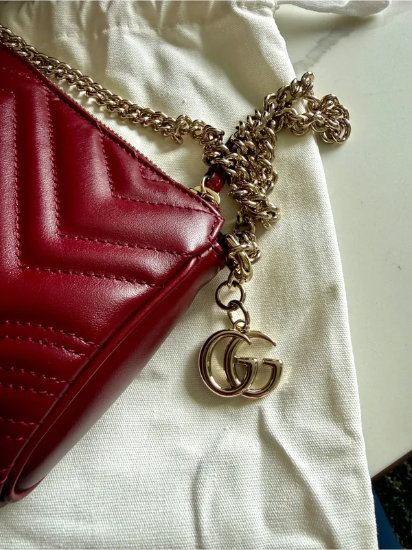 Gucci Marmont Zip Bag - Image 5
