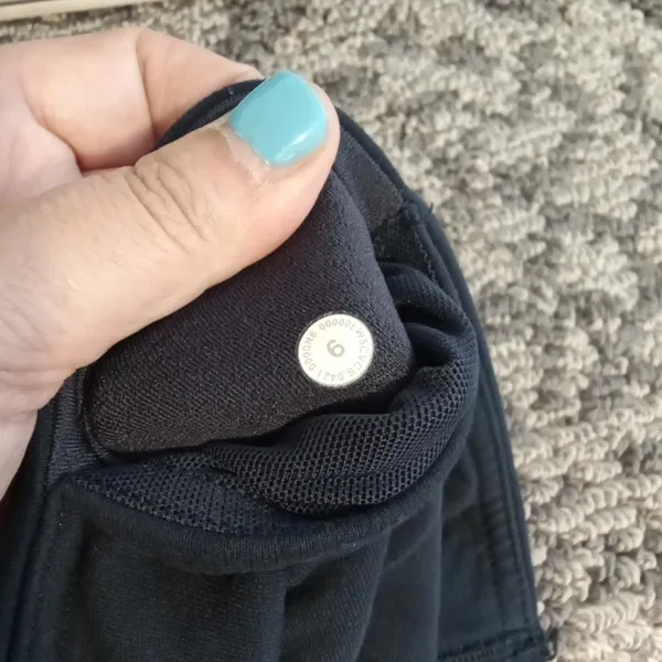 Lululemon Power Thru High Rise Tight 28" True Blue Color Leggings Size 6 - Image 2