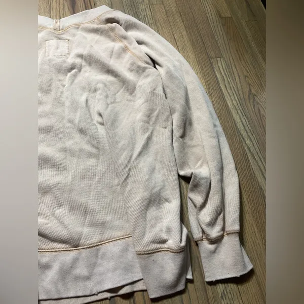 Aerie small oversized sweatshirt long sleeve tan/brown - Image 8