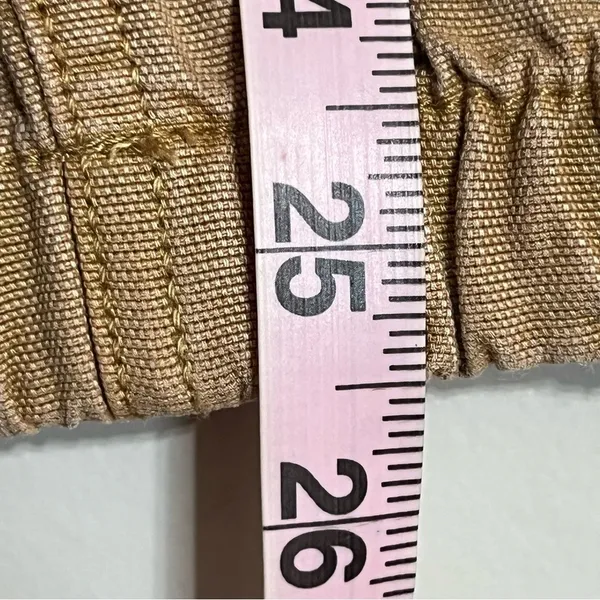 Aerie Women's‎ Cargo Jogger Pants Size XS Tan Beige Casual Drawstring Oversized - Image 7