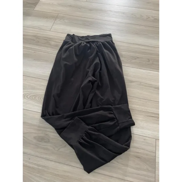 Amazon Womens Black Elastic Waistband Cuffed Joggers Pants Size Small‎ - Image 4