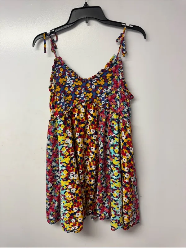 Patrons of Peace Malibu floral Dress XS Coastal Cowgirl 90s Boho Romantic Garden - Image 9