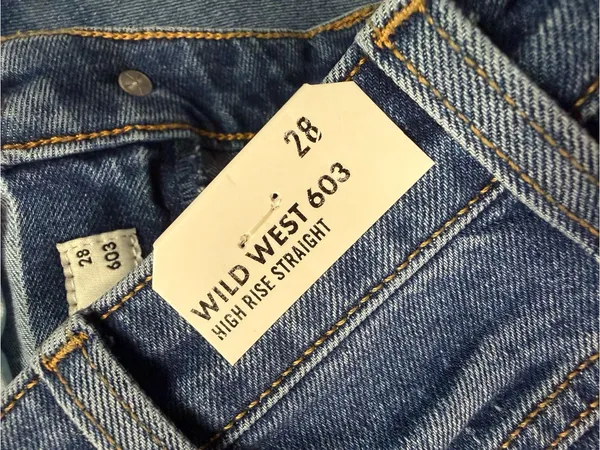 NWT Wrangler Wild West 603 High Rise Straight Jeans Women’s Size 28 Dark Wash - Image 9