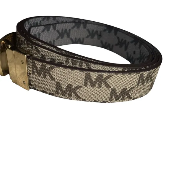 Michael Michael Kors reversible belt with gold buckle ! - Image 5