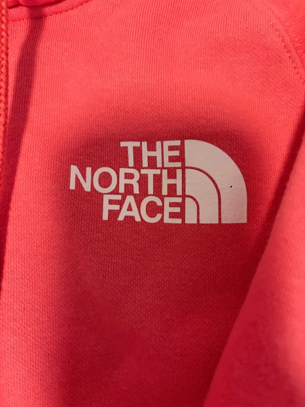 Pink women’s north face hoodie - Image 3