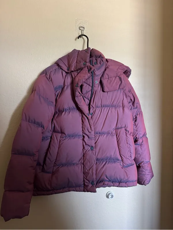NWOT lululemon Wunder Puff GOOSE DOWN PUFFER Jacket Sz 6 Heathered Plumful - Image 3