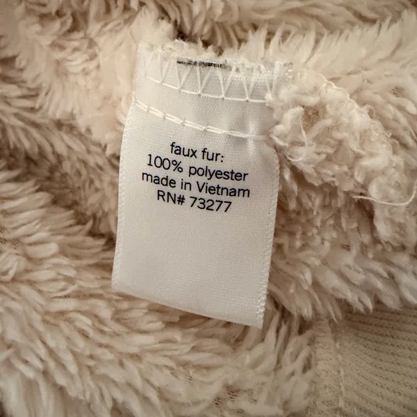 So Cozy Softest Sherpa Pullover Hoodie In Creamy Ivory Size XL - Image 8