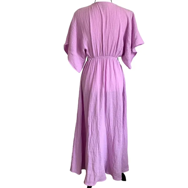 Show Me Your Mumu SMYMM Dana Cutout Midi Dress in Lilac‎ Purple - Image 4