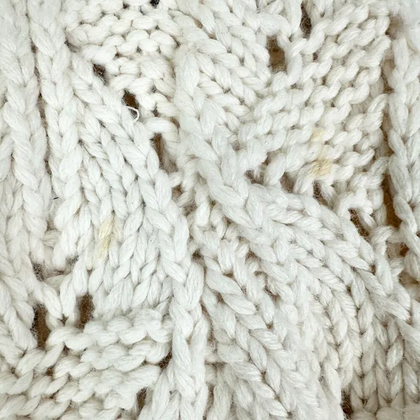 The Limited Vintage Y2K Crochet Knit Sweater Cardigan Size Small Chunky Cream - Image 6
