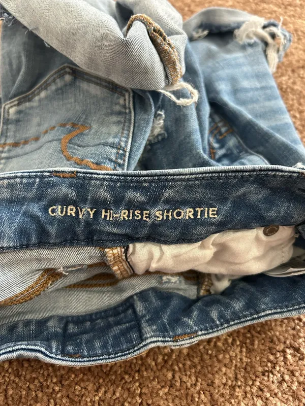 American Eagle Shorts Denim Distressed - Image 3