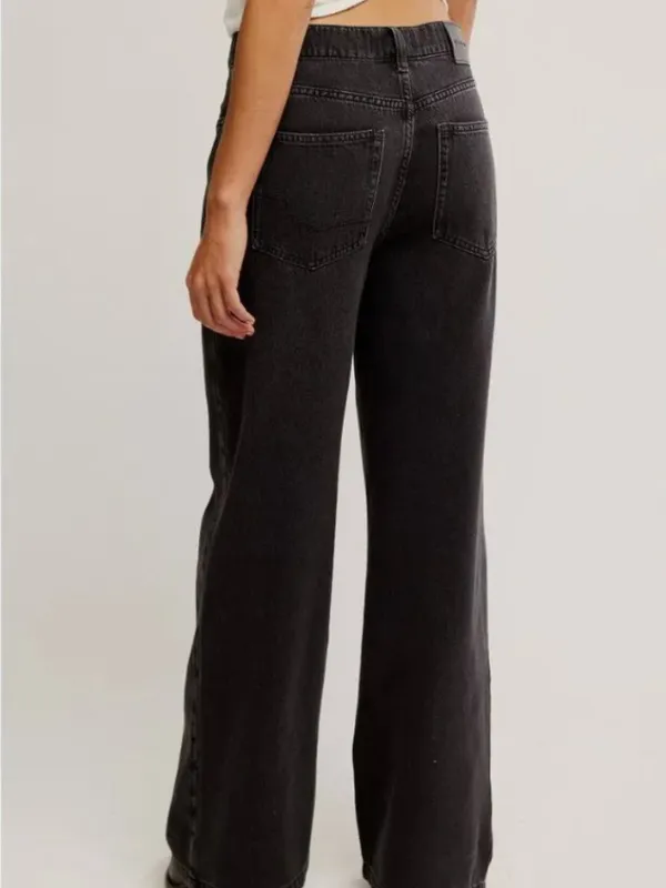 FREE PEOPLE NWT We The Free Stride Straight 'n Wide Jeans / Miles To Go - Image 7