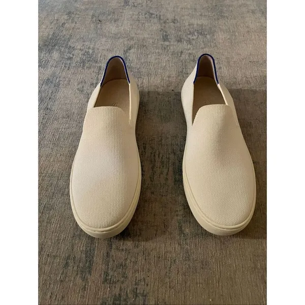 Rothy's Off White Cream The Original Slip On Sneaker Size 8 - Image 2