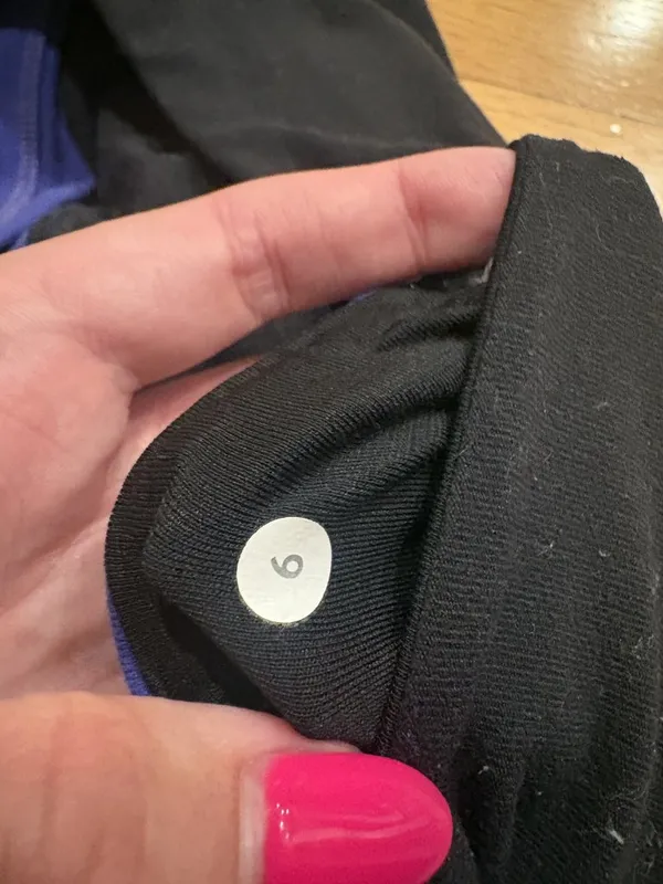 Lululemon Size 6 Athletic Compression Shorts with Fold-Over Waist - Image 3
