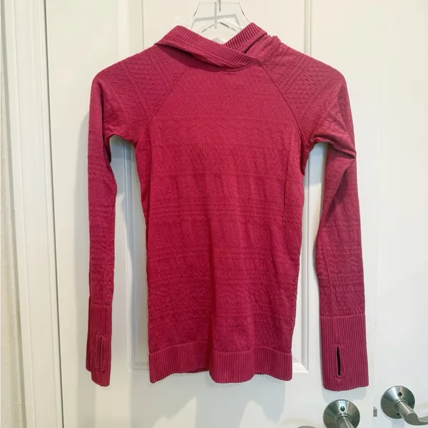 LULULEMON Rest Less Hoodie in Violet‎ Red size 2 - Image 2