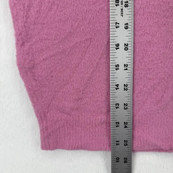 Aritzia Wilfred‎ Free Hush Knit Pink V-Neck Pullover Sweater Small Knitwear - Image 3