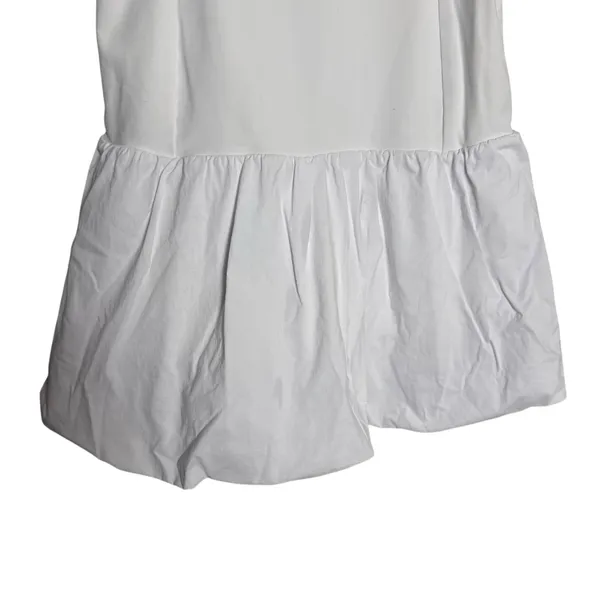 Alo Yoga Airbrush Love Match White Bubble Hem Tennis Mini Dress Shorts Size M - Image 7