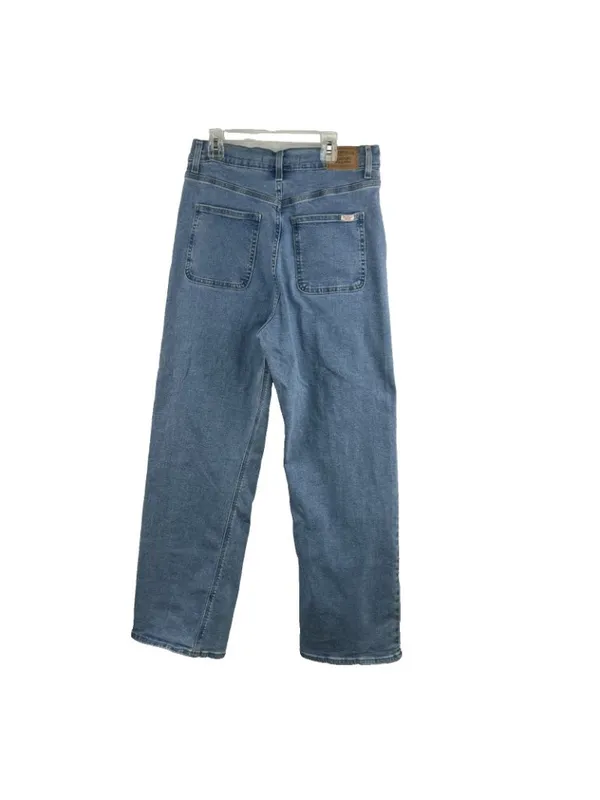 Levi Strauss Signature Sz 8 Heritage High Rise Loose Straight Jeans Light Wash - Image 6