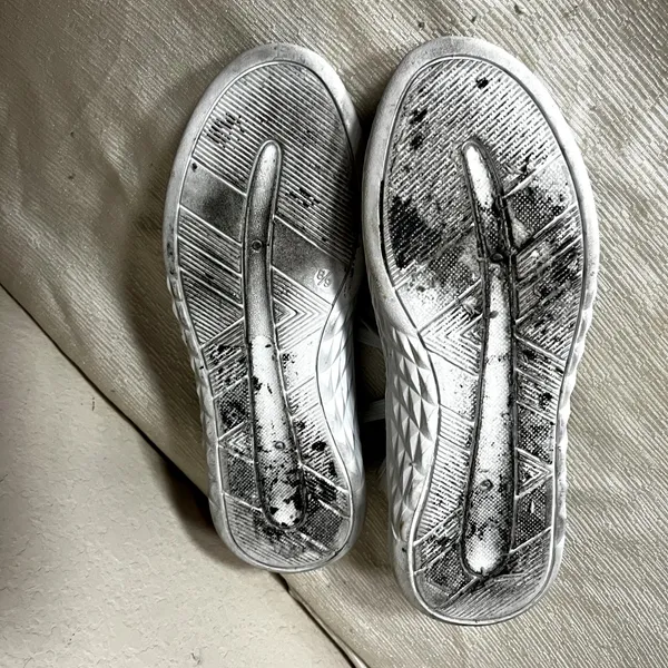 Solemates white sneakers 8/9 tennis shoes comfort mesh‎ - Image 7