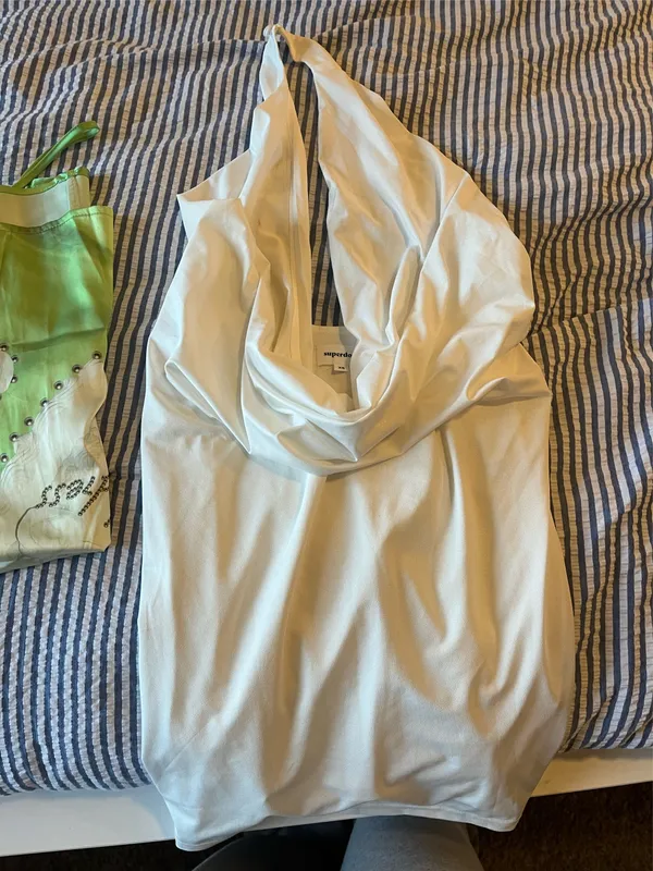 Revolve superdown Dress White - Image 3