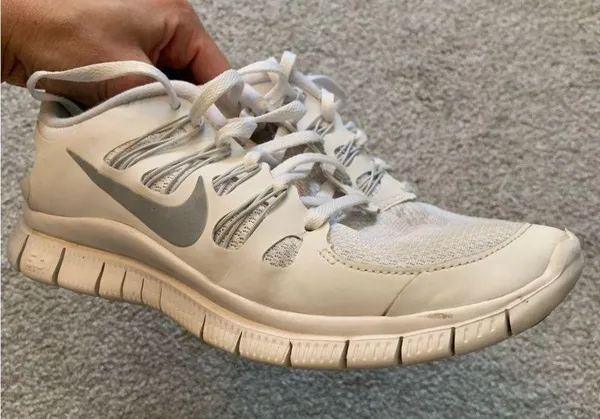 Nike Free Run Sneakers White Size 8 - Image 8
