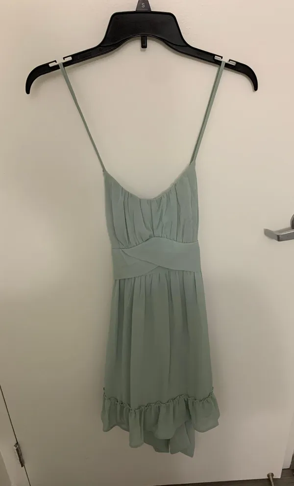 Amazon Mint Green Flowy Dress - Image 3