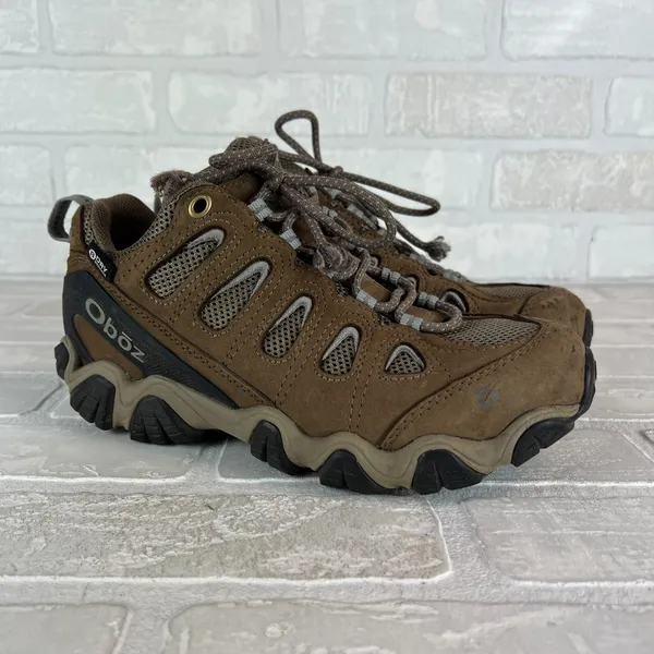 Oboz‎ Sawtooth II Hiking Shoes Low Waterproof B Dry Womens 7.5 38 Brown Boots - Image 16