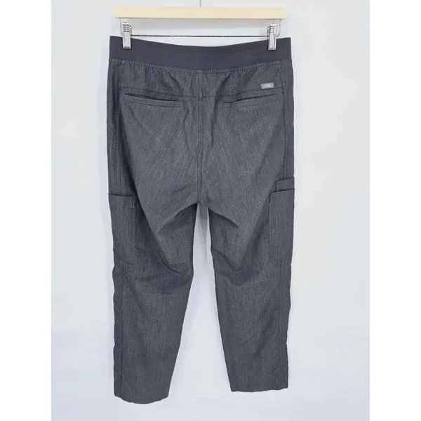 FIGS Cade Cargo Scrub Pants Straight Leg Graphite Gray Women's Small Pants - Image 4